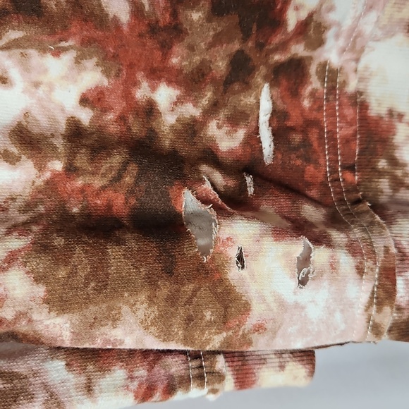 Cato  Tie Dye Pattern With Distressed Bottom - Picture 3 of 8